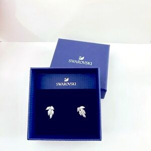BNIB Swarovski Louison Leaf Earrings, original box